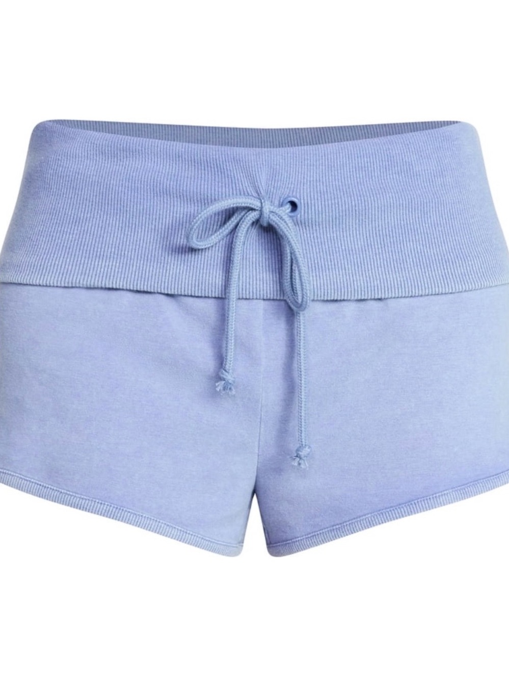 No Boundaries Jersey Ribbed Waistband Foldover Shorts Size XXL